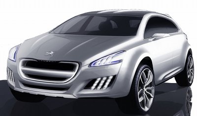
Quelques dessins de la Peugeot 508 RXH.
 